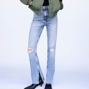 Zara High Rise Flared Slim Fit Z1975 Jeans
